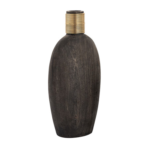Atlas Lighting Barone Medium Vase, Ebonized