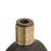 Atlas Lighting Barone Medium Vase, Ebonized