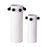 Atlas Lighting Beaded Vase Set of 2, Plaster White