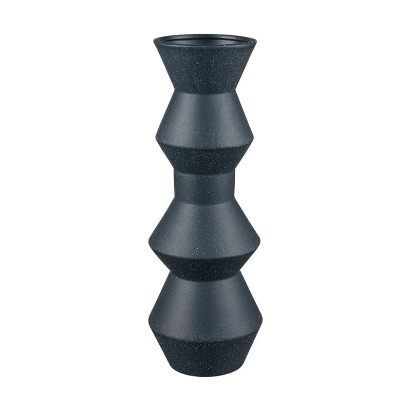 Atlas Lighting Belen Extra Large Vase | Navy Matte Earthenware | Modern & Contemporary Decor | 19in H | Model AC11083-01
