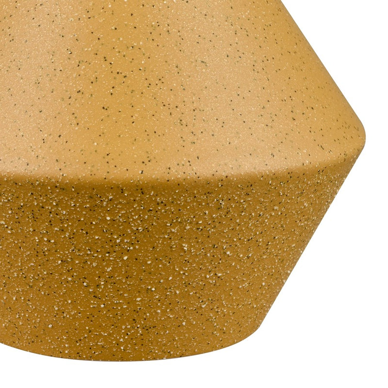 Atlas Lighting Belen Small Vase | Yellow Earthenware Modern Sculpture | Living Room & Shelf Decor | 6.25 x 6.25 x 12 in | Model AC11086-01