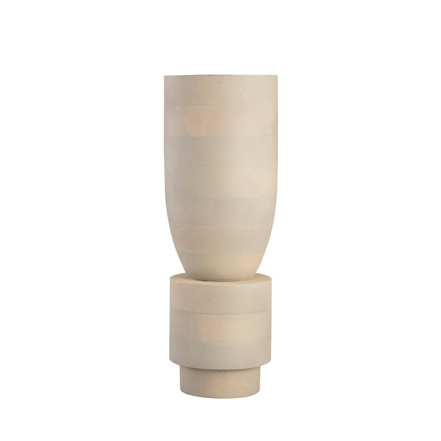 Atlas Lighting Belle Small Vase, Bleached