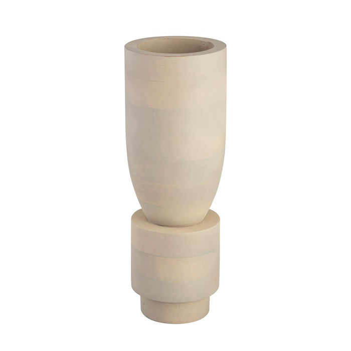 Atlas Lighting Belle Small Vase, Bleached
