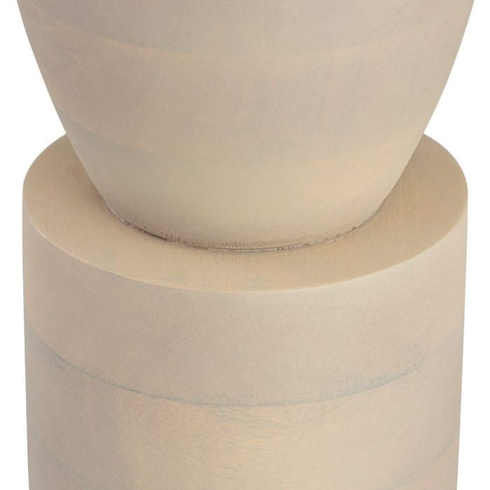 Atlas Lighting Belle Small Vase, Bleached
