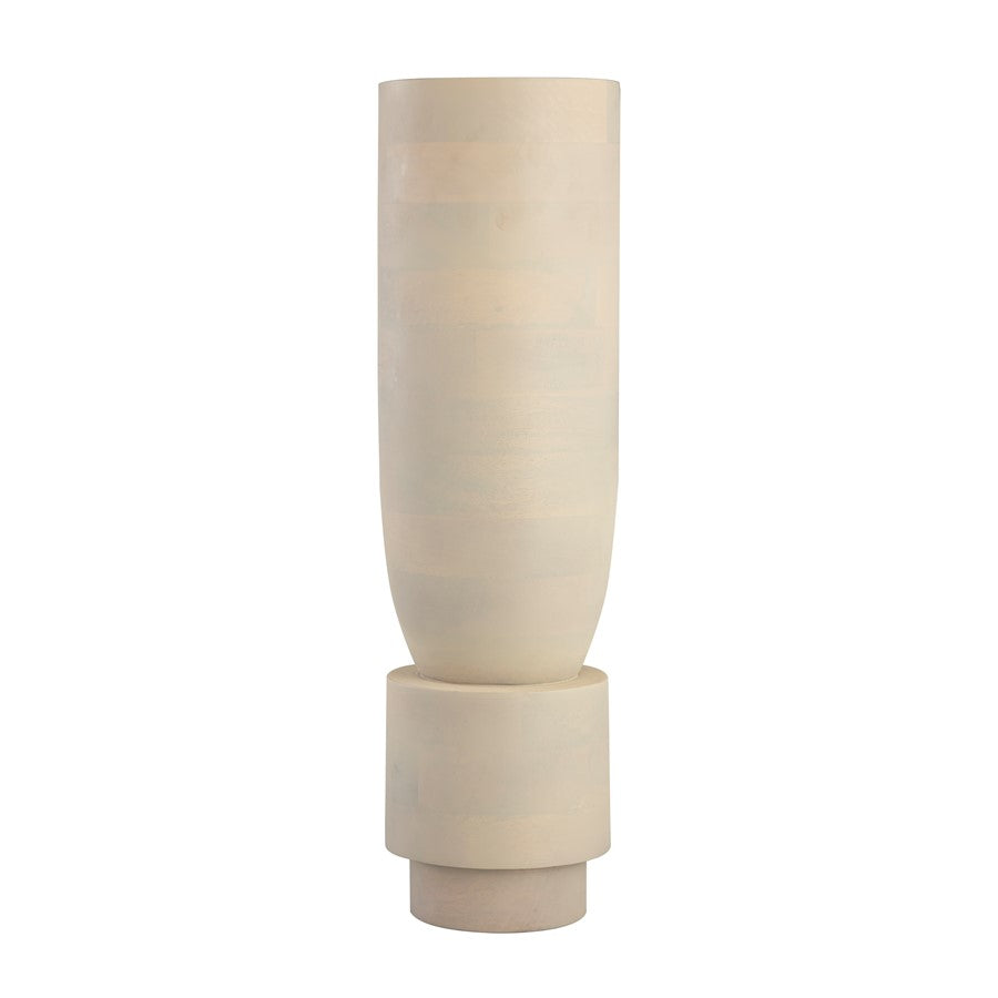Atlas Lighting Belle Tall Vase, Bleached