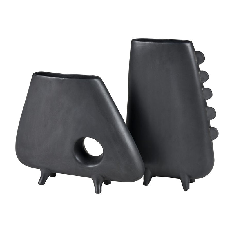Atlas Lighting Belton Vase, Black