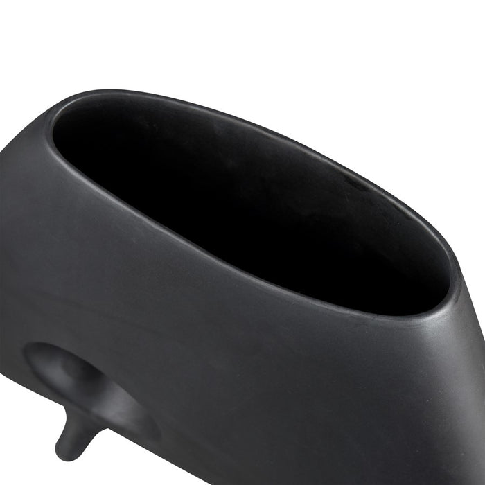 Atlas Lighting Belton Vase, Black