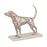 Atlas Lighting Bergie Dog Sculpture, Nickel