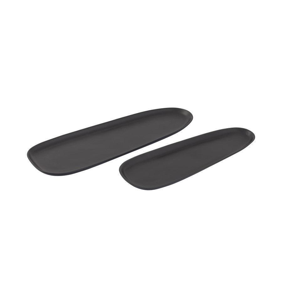 Atlas Lighting Blain Tray Set of 2, Matte Black