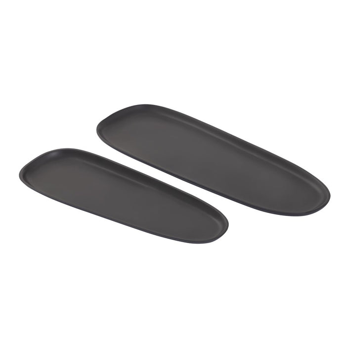Atlas Lighting Blain Tray Set of 2, Matte Black