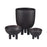 Atlas Lighting Booth Vase, Black