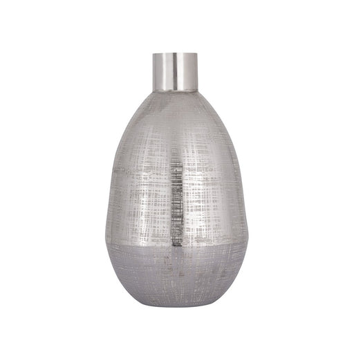 Atlas Lighting Bourne Small Vase, Polished Silver