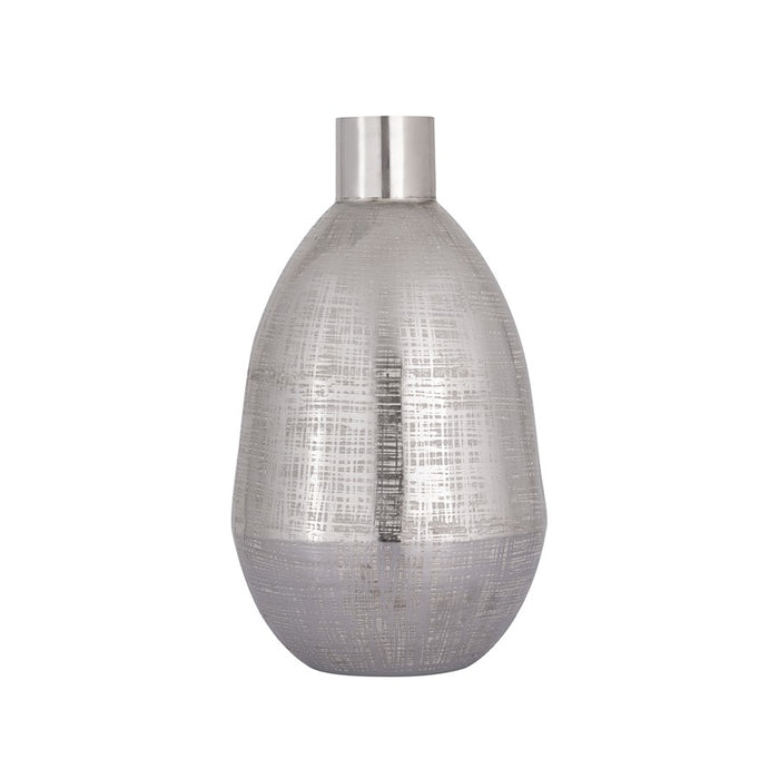 Atlas Lighting Bourne Small Vase, Polished Silver