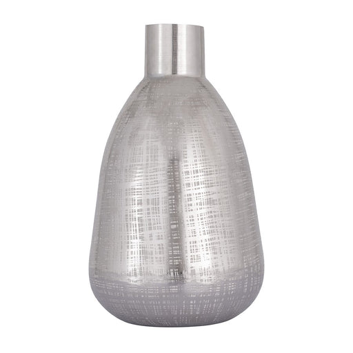 Atlas Lighting Bourne Large Vase, Polished Silver