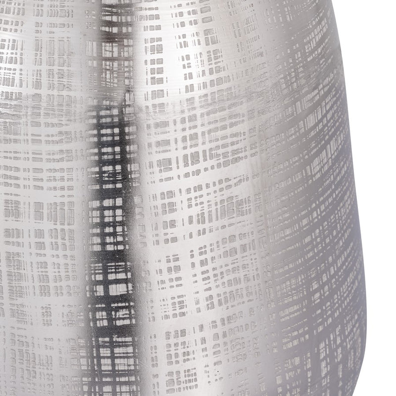 Atlas Lighting Bourne Large Vase, Polished Silver