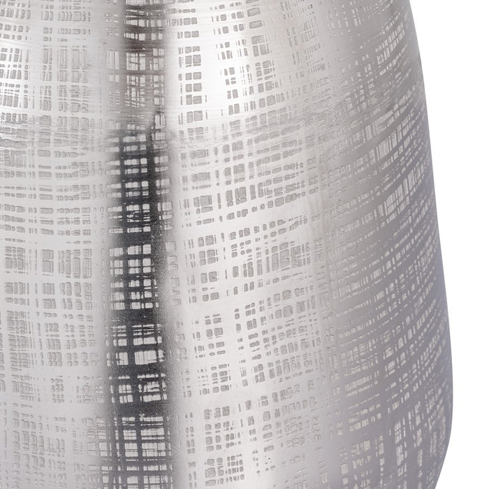 Atlas Lighting Bourne Large Vase, Polished Silver