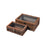 Atlas Lighting Bowman Box Set of 2, Rich Brown