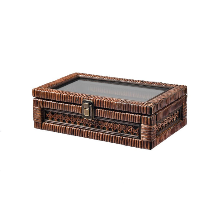 Atlas Lighting Bowman Box Set of 2, Rich Brown