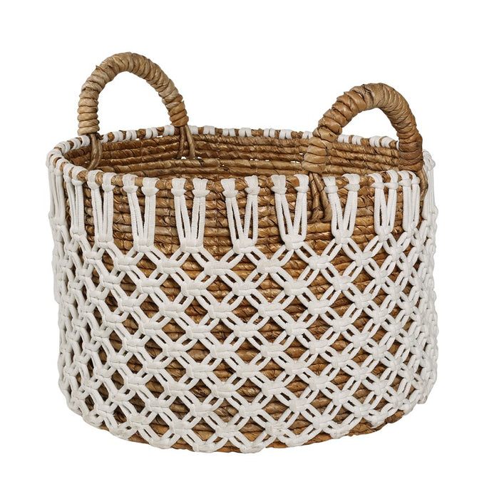 Atlas Lighting Bradley Banana Leaf Basket, Set of 3, Natural