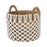 Atlas Lighting Bradley Banana Leaf Basket, Set of 3, Natural