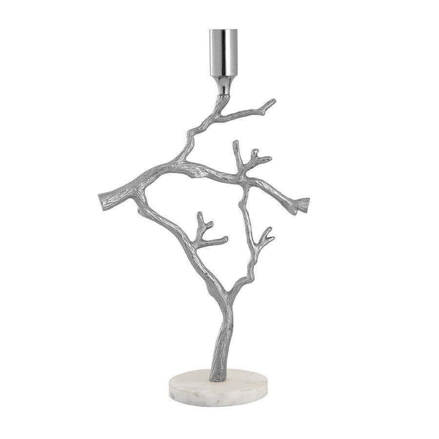 Atlas Lighting Branch Candleholder, Nickel