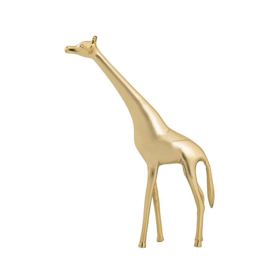 Atlas Lighting Brass Giraffe Sculpture/Large, Polished Brass