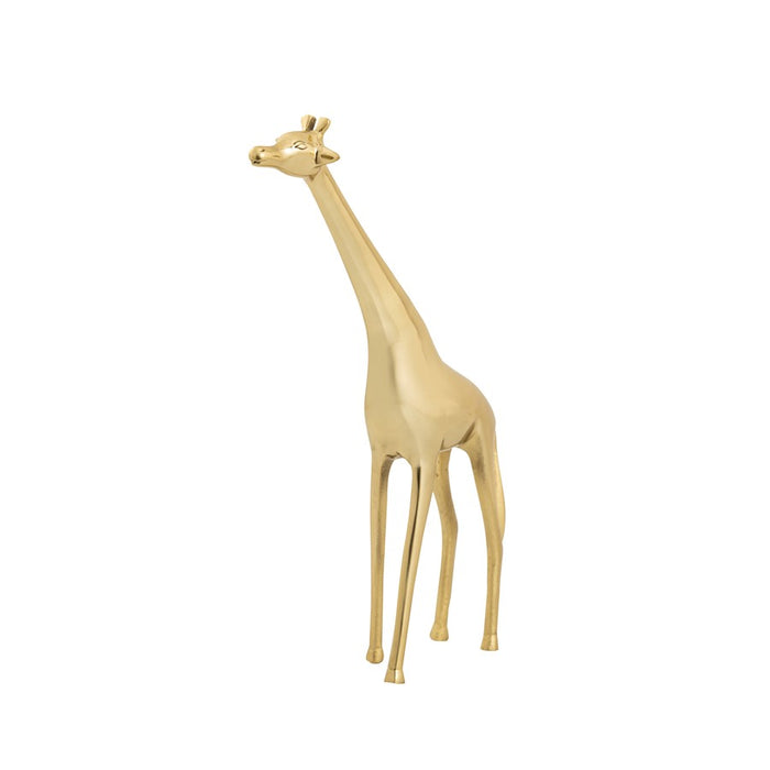 Atlas Lighting Brass Giraffe Sculpture/Large, Polished Brass