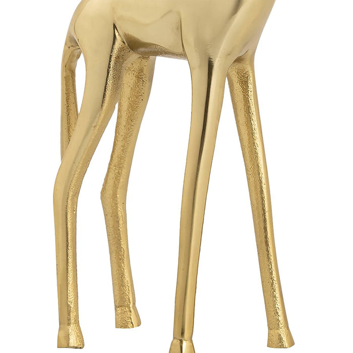 Atlas Lighting Brass Giraffe Sculpture/Large, Polished Brass