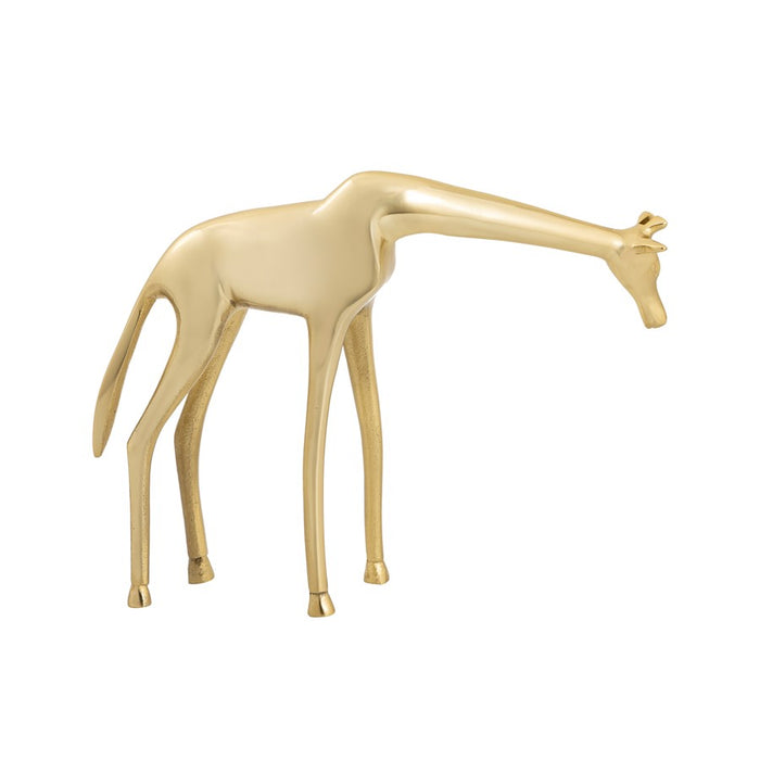 Atlas Lighting Brass Giraffe Sculpture/Small, Polished Brass