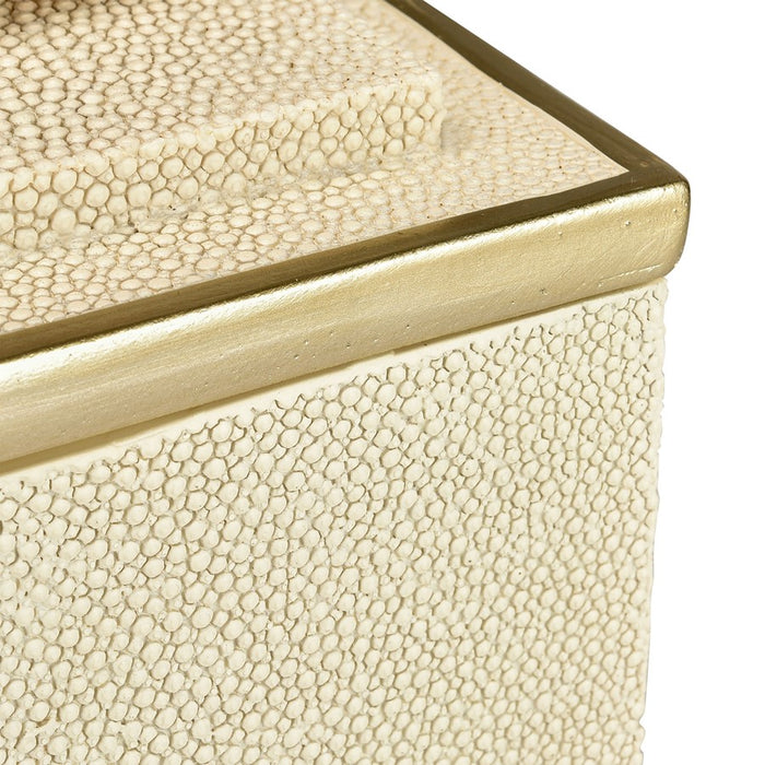 Atlas Lighting Brenner Box, Set of 2, Ivory