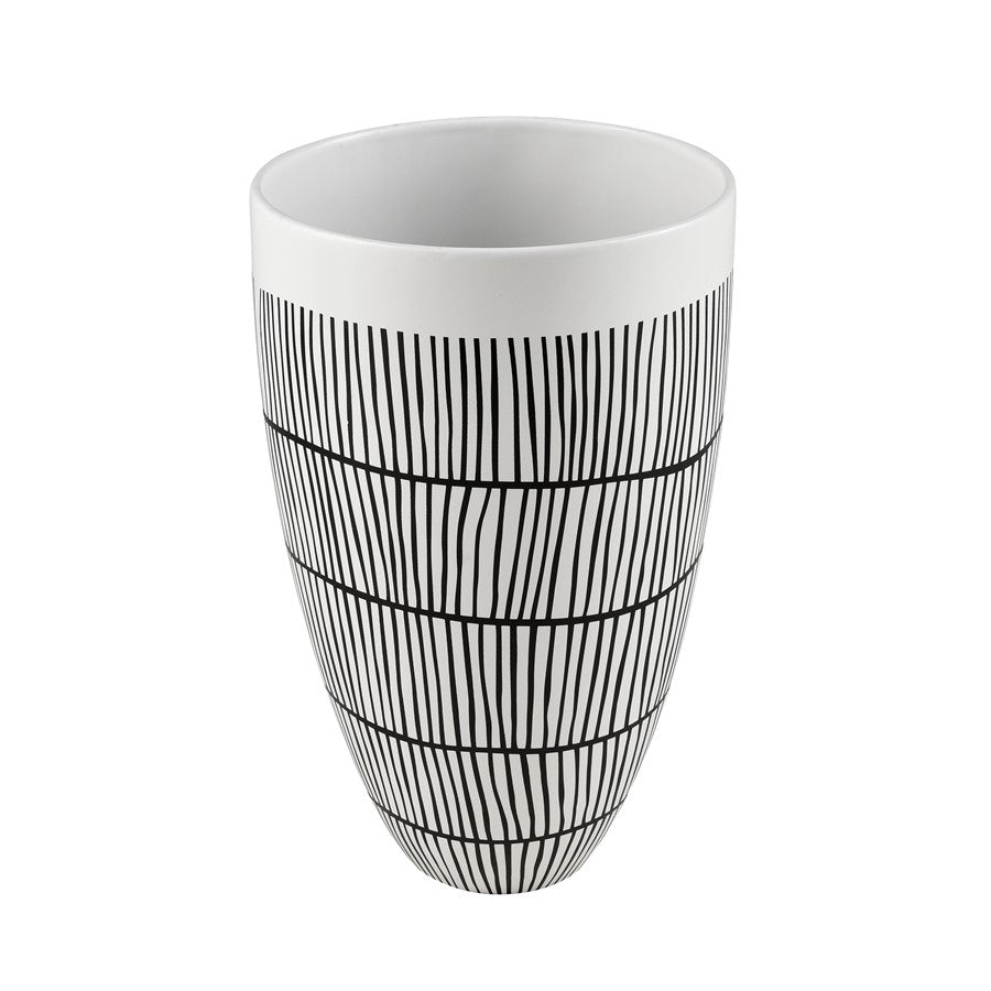 Atlas Lighting Brent Vase, White