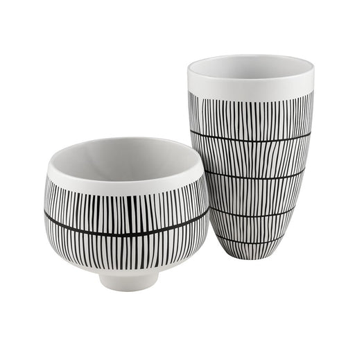 Atlas Lighting Brent Vase, White