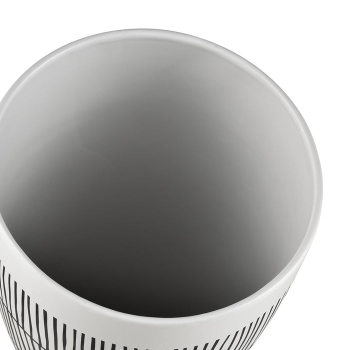 Atlas Lighting Brent Vase, White