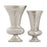 Atlas Lighting Brigitte Vase Set of 2, Nickel