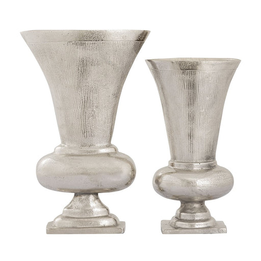 Atlas Lighting Brigitte Vase Set of 2, Nickel