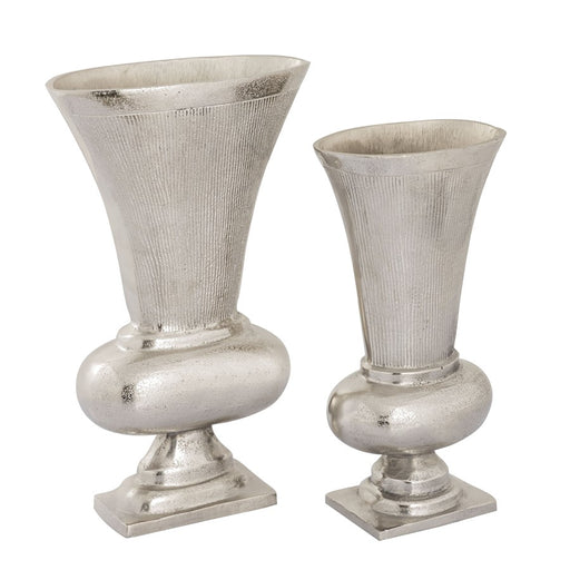 Atlas Lighting Brigitte Vase Set of 2, Nickel
