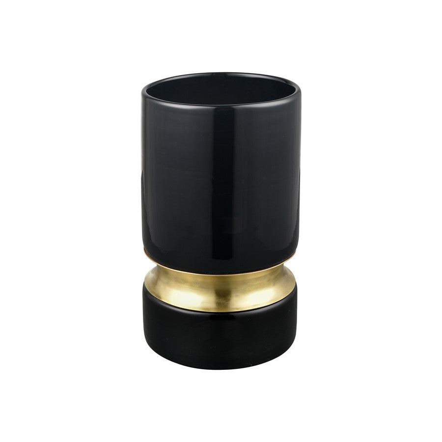 Atlas Lighting Brooke Small Vase, Black