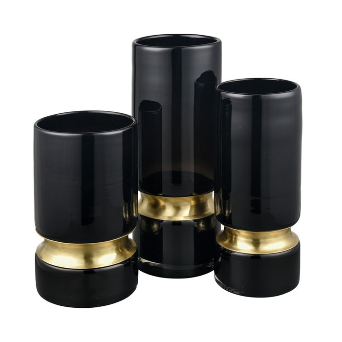 Atlas Lighting Brooke Large Vase, Black