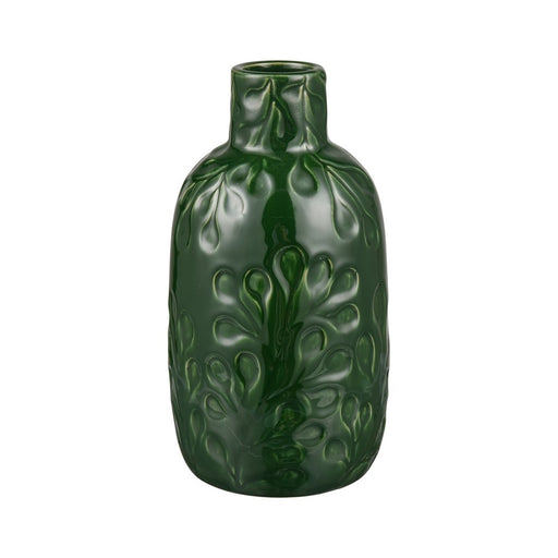 Atlas Lighting Broome Small Vase, Dark Green