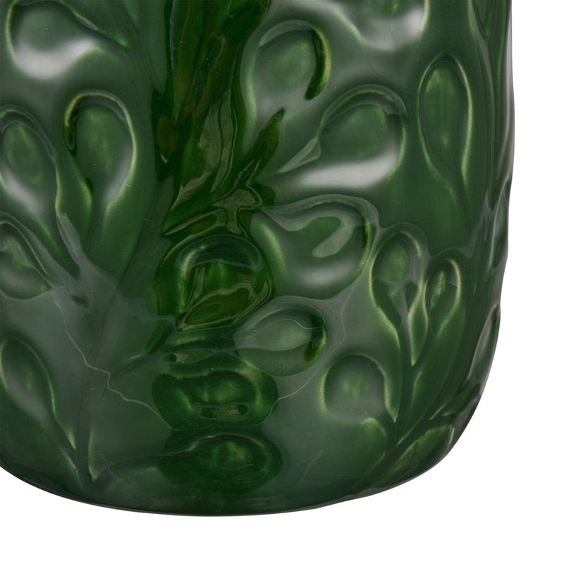 Atlas Lighting Broome Small Vase, Dark Green
