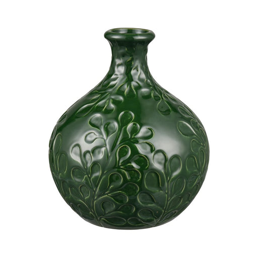 Atlas Lighting Broome Medium Vase, Dark Green