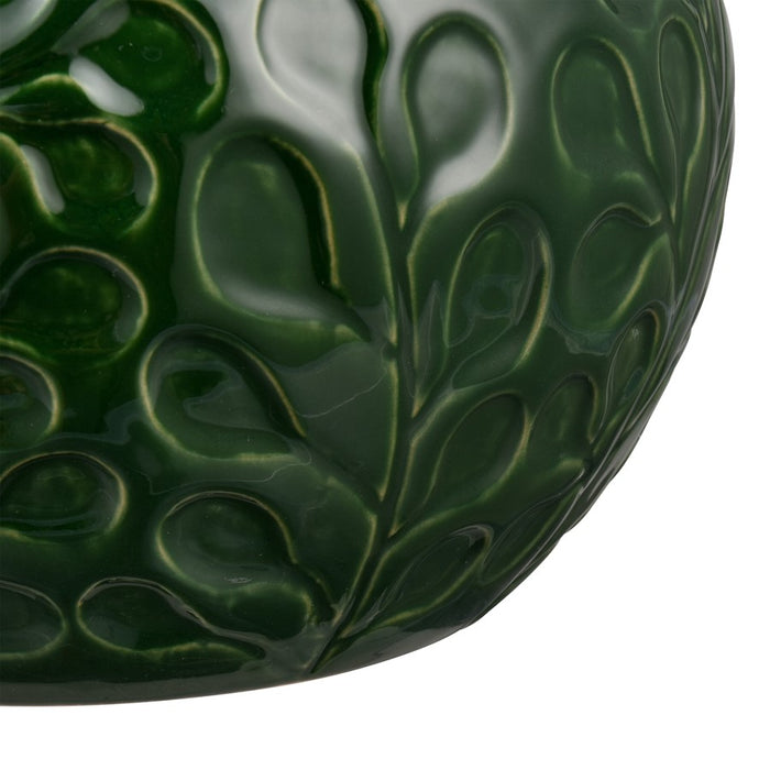 Atlas Lighting Broome Medium Vase, Dark Green