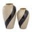 Atlas Lighting Brushstroke Small Vase, Cream
