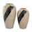 Atlas Lighting Brushstroke Large Vase, Cream