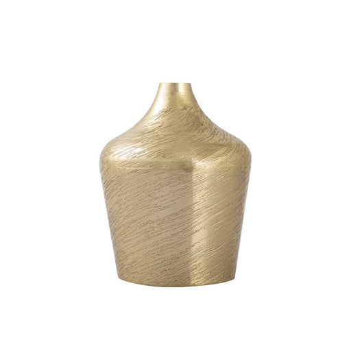 Atlas Lighting Caliza Small Vase, Champagne Gold