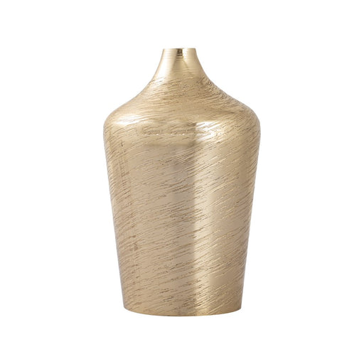 Atlas Lighting Caliza Medium Vase, Champagne Gold