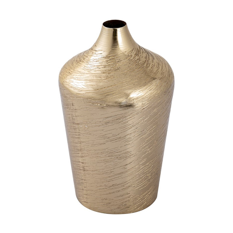 Atlas Lighting Caliza Medium Vase, Champagne Gold