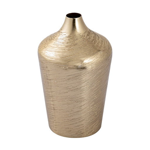 Atlas Lighting Caliza Medium Vase, Champagne Gold