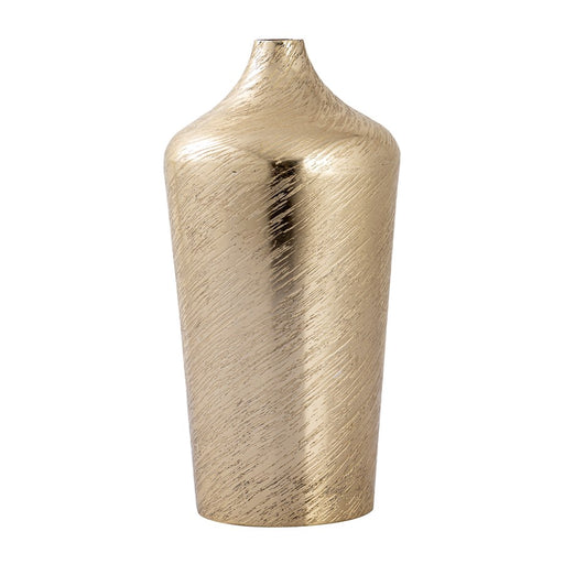 Atlas Lighting Caliza Large Vase, Champagne Gold