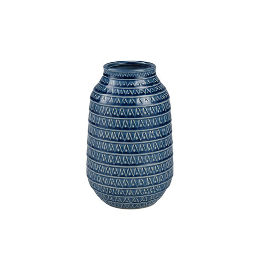 Atlas Lighting Camden Small Vase, Dark Blue